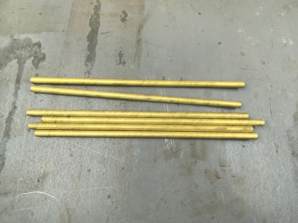 Messing Rohr 6x1mm